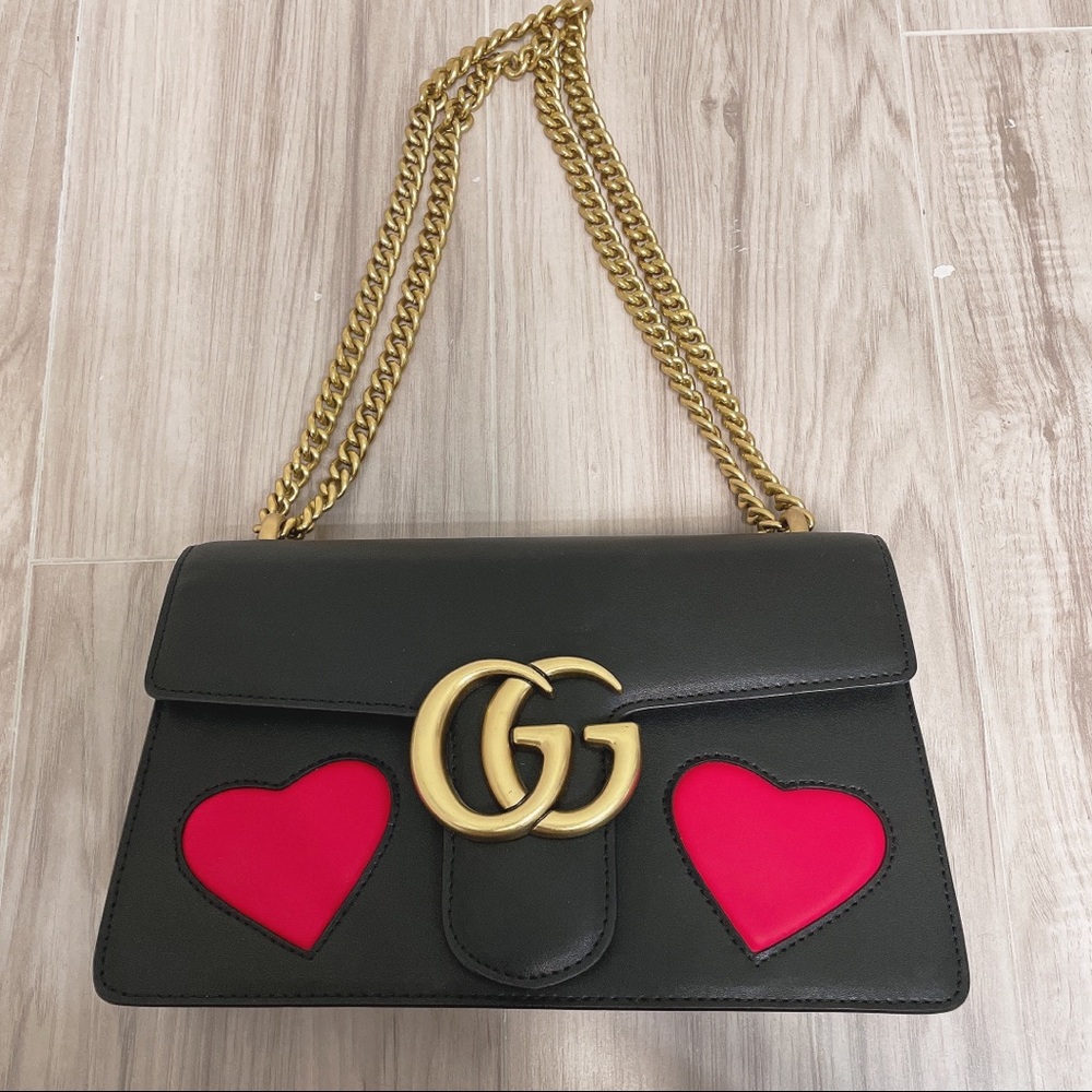 GUCCI MARMONT HEART ❤️ rare shoulder bag